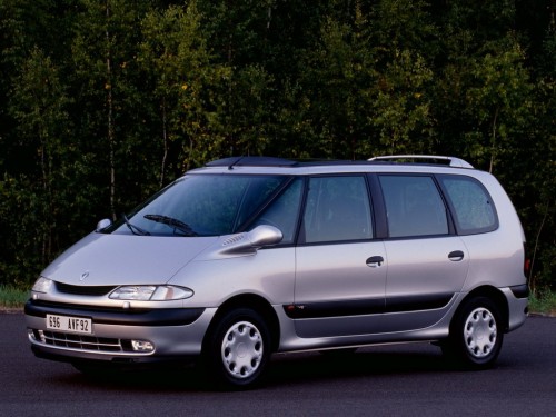 Характеристики автомобиля Renault Espace 1.9 dTi MT RT (02.1999 - 08.2000): фото, вместимость, скорость, двигатель, топливо, масса, отзывы