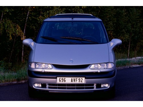 Характеристики автомобиля Renault Espace 1.9 dTi MT RTE (02.1999 - 08.2000): фото, вместимость, скорость, двигатель, топливо, масса, отзывы