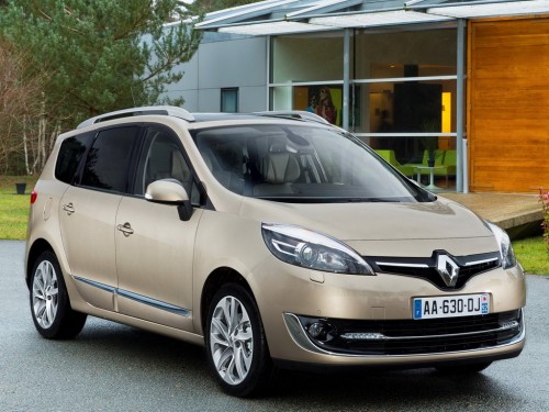 Характеристики автомобиля Renault Grand Scenic 1.2 TCe ENERGY 130 MT Paris 5-seats (04.2013 - 04.2015): фото, вместимость, скорость, двигатель, топливо, масса, отзывы