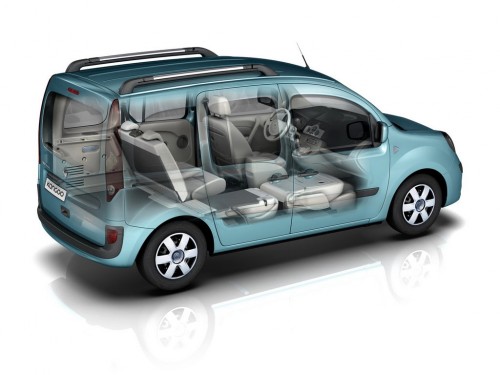 Характеристики автомобиля Renault Kangoo 1.6 16V 105 MT Expression (02.2008 - 04.2010): фото, вместимость, скорость, двигатель, топливо, масса, отзывы