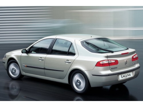 Характеристики автомобиля Renault Laguna 1.8 MT Dynamique (03.2001 - 10.2004): фото, вместимость, скорость, двигатель, топливо, масса, отзывы