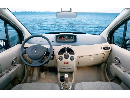 Характеристики автомобиля Renault Modus 1.6 16V MT Dynamique (10.2005 - 12.2006): фото, вместимость, скорость, двигатель, топливо, масса, отзывы
