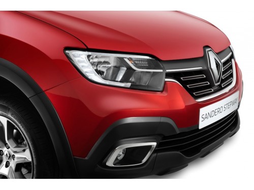 Характеристики автомобиля Renault Sandero Stepway 1.6 AT Life (10.2018 - 12.2021): фото, вместимость, скорость, двигатель, топливо, масса, отзывы