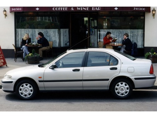 Характеристики автомобиля Rover 400 1.6 MT 416 Si (05.1996 - 10.1999): фото, вместимость, скорость, двигатель, топливо, масса, отзывы