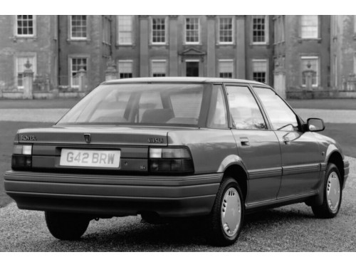 Характеристики автомобиля Rover 400 1.4 MT 414 SLi (01.1991 - 09.1992): фото, вместимость, скорость, двигатель, топливо, масса, отзывы