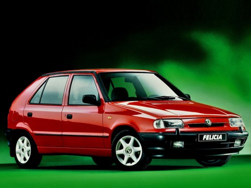 Характеристики автомобиля Skoda Felicia 1.9D MT LX (08.1996 - 12.1997): фото, вместимость, скорость, двигатель, топливо, масса, отзывы