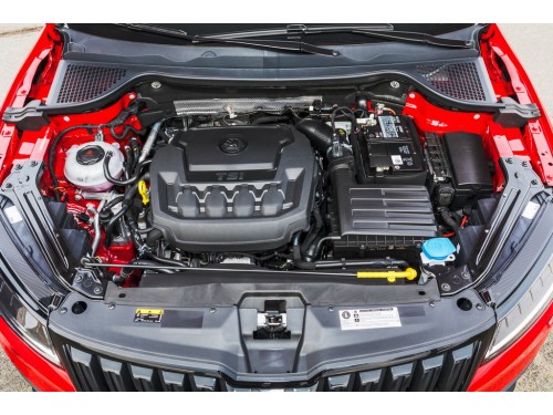 Характеристики автомобиля Skoda Karoq 1.6 MPI AT Active (07.2021 - 03.2023): фото, вместимость, скорость, двигатель, топливо, масса, отзывы