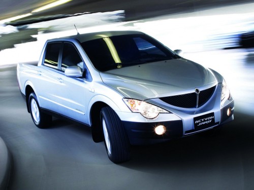 Характеристики автомобиля SsangYong Actyon Sports 2.0 MT AX7 VISION (04.2006 - 12.2011): фото, вместимость, скорость, двигатель, топливо, масса, отзывы