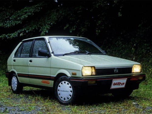 Характеристики автомобиля Subaru Justy 1.0 LJ (02.1987 - 10.1988): фото, вместимость, скорость, двигатель, топливо, масса, отзывы