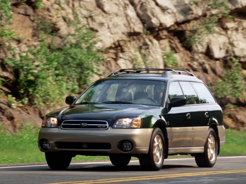 Характеристики автомобиля Subaru Outback 2.5 MT (09.1998 - 01.2004): фото, вместимость, скорость, двигатель, топливо, масса, отзывы