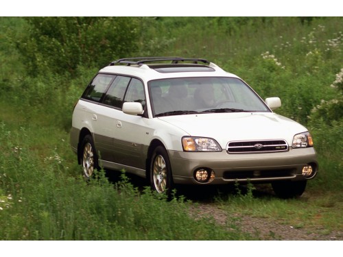 Характеристики автомобиля Subaru Outback 2.5 AT Limited (09.1998 - 01.2004): фото, вместимость, скорость, двигатель, топливо, масса, отзывы