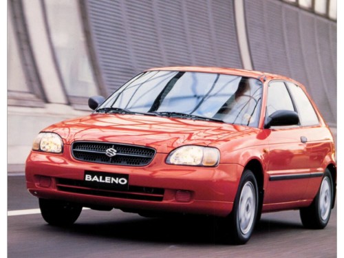 Характеристики автомобиля Suzuki Baleno 1.3 MT GL (08.1998 - 10.2002): фото, вместимость, скорость, двигатель, топливо, масса, отзывы