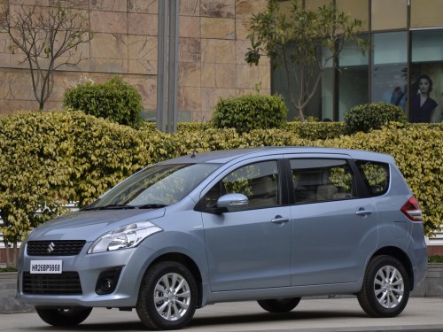 Характеристики автомобиля Suzuki Ertiga 1.4 AT GLX (04.2012 - 07.2015): фото, вместимость, скорость, двигатель, топливо, масса, отзывы