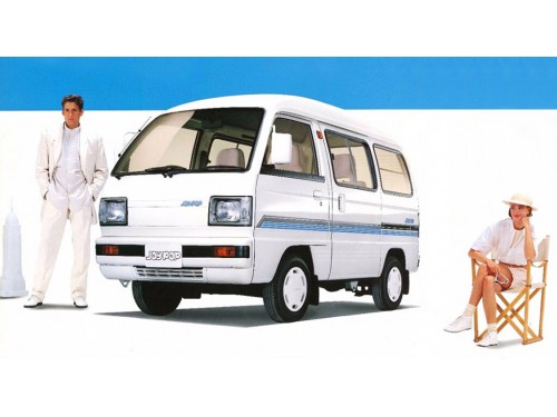 Характеристики автомобиля Suzuki Every 550 special brand Joy Pop sound high roof (05.1989 - 02.1990): фото, вместимость, скорость, двигатель, топливо, масса, отзывы