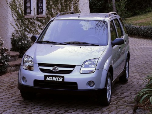 Характеристики автомобиля Suzuki Ignis 1.3 DDiS MT Comfort (10.2003 - 10.2006): фото, вместимость, скорость, двигатель, топливо, масса, отзывы