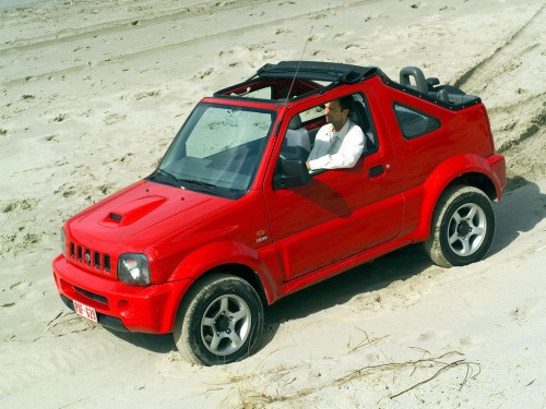 Характеристики автомобиля Suzuki Jimny 1.3 4WD MT Cabrio Classic (12.1999 - 07.2005): фото, вместимость, скорость, двигатель, топливо, масса, отзывы