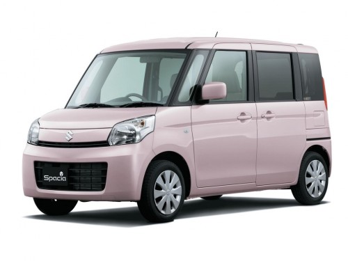 Характеристики автомобиля Suzuki Spacia 660 X Smartphone-Linked Navigation (03.2013 - 04.2015): фото, вместимость, скорость, двигатель, топливо, масса, отзывы