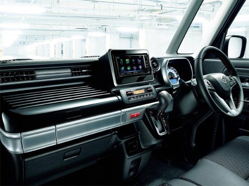 Характеристики автомобиля Suzuki Spacia 660 Custom Hybrid GS (without Collision Mitigation System) (12.2017 - 07.2020): фото, вместимость, скорость, двигатель, топливо, масса, отзывы