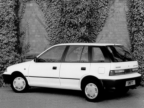 Характеристики автомобиля Suzuki Swift 1.3 AT GC (01.1989 - 02.1995): фото, вместимость, скорость, двигатель, топливо, масса, отзывы