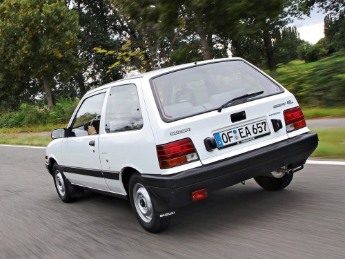 Характеристики автомобиля Suzuki Swift 1.0 AT (03.1983 - 09.1986): фото, вместимость, скорость, двигатель, топливо, масса, отзывы