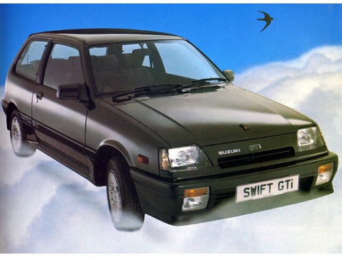 Характеристики автомобиля Suzuki Swift 1.0 MT GL (09.1986 - 01.1989): фото, вместимость, скорость, двигатель, топливо, масса, отзывы