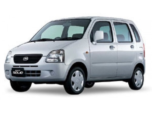 Характеристики автомобиля Suzuki Wagon R Solio 1.0 X-II (09.2001 - 05.2002): фото, вместимость, скорость, двигатель, топливо, масса, отзывы
