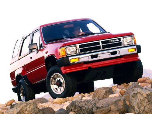 Характеристики автомобиля Toyota 4Runner 2.4 AT 4WD (08.1985 - 03.1989): фото, вместимость, скорость, двигатель, топливо, масса, отзывы