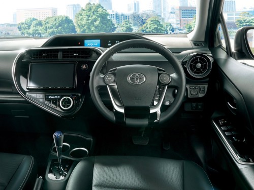 Характеристики автомобиля Toyota Aqua 1.5 Crossover (06.2017 - 03.2018): фото, вместимость, скорость, двигатель, топливо, масса, отзывы