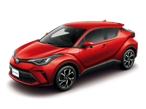 Характеристики автомобиля Toyota C-HR 1.2 G-T (08.2020 - 07.2023): фото, вместимость, скорость, двигатель, топливо, масса, отзывы
