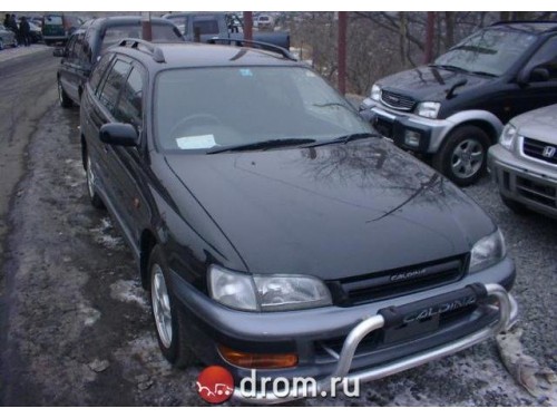 Характеристики автомобиля Toyota Caldina 1.8 CZ (01.1996 - 08.1997): фото, вместимость, скорость, двигатель, топливо, масса, отзывы