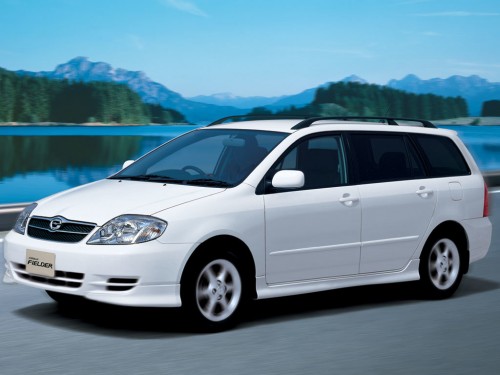 Характеристики автомобиля Toyota Corolla Fielder 1.5 X (09.2002 - 03.2004): фото, вместимость, скорость, двигатель, топливо, масса, отзывы