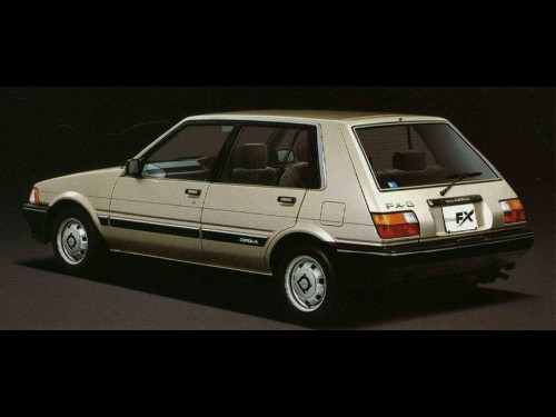 Характеристики автомобиля Toyota Corolla FX 1.8 FX-G (05.1985 - 04.1987): фото, вместимость, скорость, двигатель, топливо, масса, отзывы