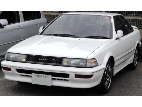 Характеристики автомобиля Toyota Corolla Levin 1.5 Lime (05.1989 - 05.1991): фото, вместимость, скорость, двигатель, топливо, масса, отзывы