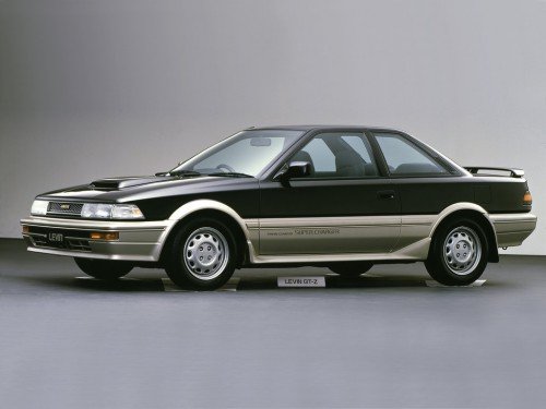 Характеристики автомобиля Toyota Corolla Levin 1.5 G (06.1987 - 04.1989): фото, вместимость, скорость, двигатель, топливо, масса, отзывы
