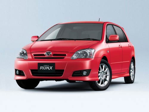 Характеристики автомобиля Toyota Corolla Runx 1.5 X (04.2004 - 11.2004): фото, вместимость, скорость, двигатель, топливо, масса, отзывы