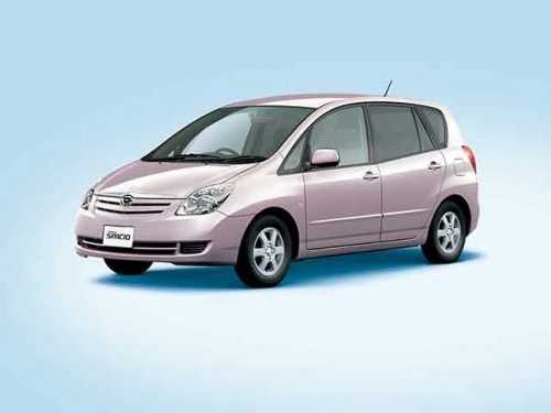 Характеристики автомобиля Toyota Corolla Spacio 1.5 X extra selection NAVI package (09.2005 - 06.2007): фото, вместимость, скорость, двигатель, топливо, масса, отзывы