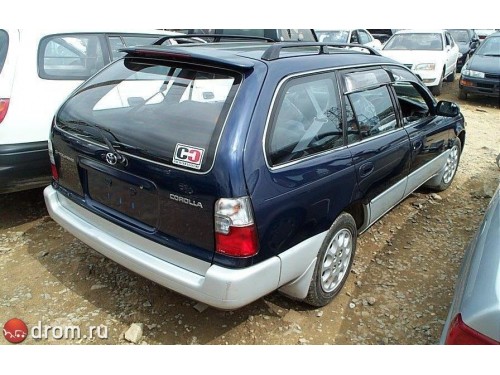 Характеристики автомобиля Toyota Corolla 1.5 touring wagon L touring (05.1996 - 04.1997): фото, вместимость, скорость, двигатель, топливо, масса, отзывы