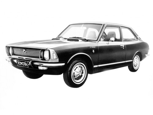 Характеристики автомобиля Toyota Corolla 1.6 MT (09.1970 - 07.1974): фото, вместимость, скорость, двигатель, топливо, масса, отзывы