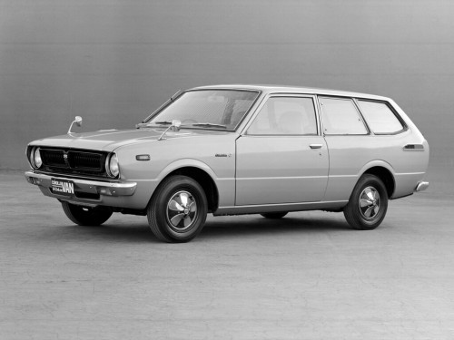Характеристики автомобиля Toyota Corolla Van 1.2 Hi-Deluxe 3-door (04.1974 - 12.1976): фото, вместимость, скорость, двигатель, топливо, масса, отзывы