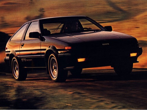 Характеристики автомобиля Toyota Corolla 1.6 MT GT-S (07.1983 - 08.1987): фото, вместимость, скорость, двигатель, топливо, масса, отзывы