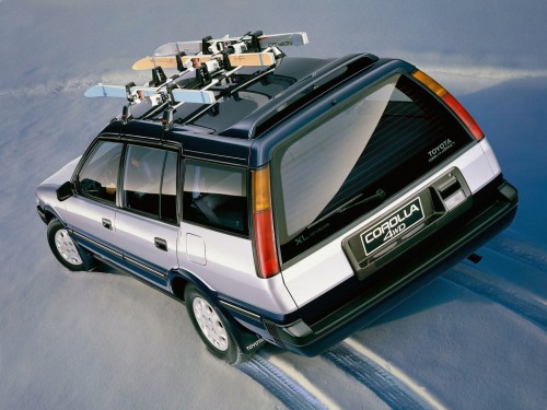 Характеристики автомобиля Toyota Corolla 1.6 MT Dlx Alltrack (09.1989 - 08.1990): фото, вместимость, скорость, двигатель, топливо, масса, отзывы