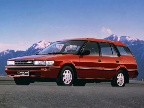 Характеристики автомобиля Toyota Corolla 1.6 AT Dlx Alltrack (09.1989 - 08.1990): фото, вместимость, скорость, двигатель, топливо, масса, отзывы