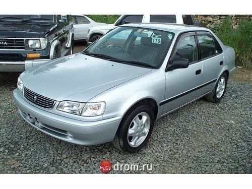 Характеристики автомобиля Toyota Corolla 1.5 DX (04.1997 - 07.2000): фото, вместимость, скорость, двигатель, топливо, масса, отзывы