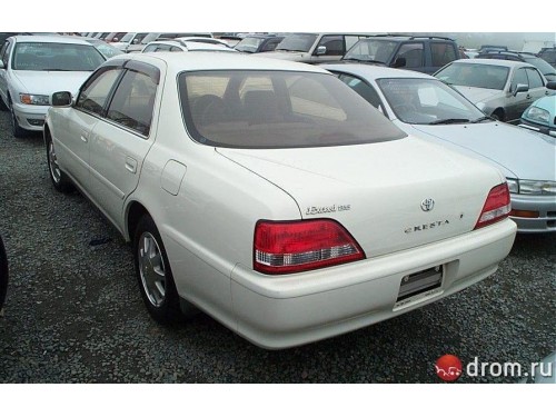 Характеристики автомобиля Toyota Cresta 2.0 Super Lucent (09.1996 - 07.1997): фото, вместимость, скорость, двигатель, топливо, масса, отзывы
