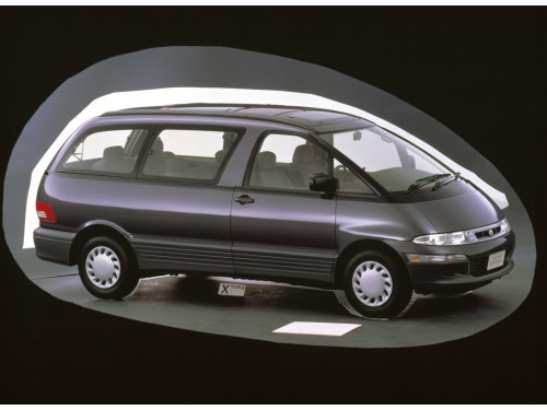 Характеристики автомобиля Toyota Estima Emina 2.2DT G Joyful Canopy (08.1993 - 12.1994): фото, вместимость, скорость, двигатель, топливо, масса, отзывы