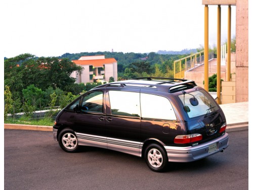 Характеристики автомобиля Toyota Estima Emina 2.2DT Aeras (08.1996 - 12.1997): фото, вместимость, скорость, двигатель, топливо, масса, отзывы