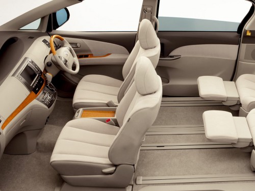 Характеристики автомобиля Toyota Estima 2.4 Aeras Leather package 4WD (12.2008 - 11.2009): фото, вместимость, скорость, двигатель, топливо, масса, отзывы