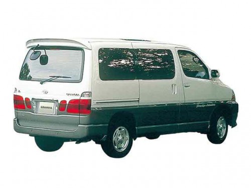 Характеристики автомобиля Toyota Granvia 3.0DT G cruising selection aero Sport version (04.2000 - 05.2002): фото, вместимость, скорость, двигатель, топливо, масса, отзывы