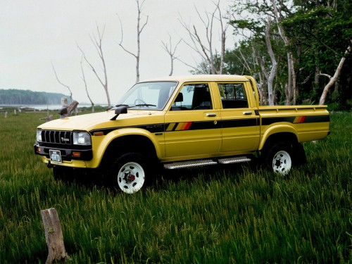 Характеристики автомобиля Toyota Hilux 1.6 Deluxe Long Body (2 seat) (10.1981 - 10.1983): фото, вместимость, скорость, двигатель, топливо, масса, отзывы