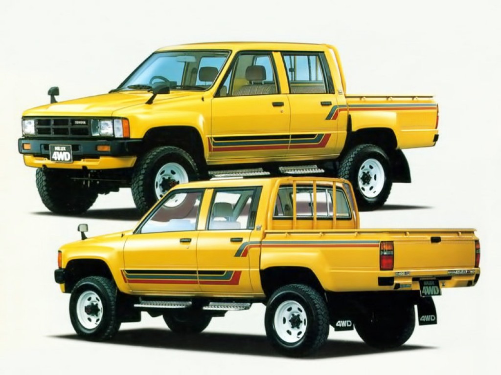 Pick up japanese. Toyota Hilux-4-1983. Toyota Hilux 1983. Toyota Hilux Double Cab. Toyota Hilux 1988.